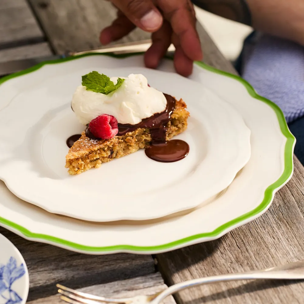 Caskata Dinnerware|Stella Scalloped White Salad Plate