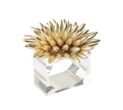 Kim Seybert Place Settings & Linens|Stellar Napkin Ring in Gold, Set of 4