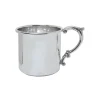Salisbury Home|Monogram|Sterling Silver Scroll Handle Baby Cup