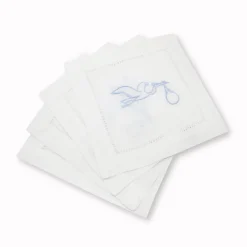 Chefanie Place Settings & Linens|Stork Cocktail Napkins, Set of 4