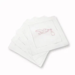 Chefanie Place Settings & Linens|Stork Cocktail Napkins, Set of 4
