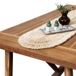 Juliska Place Settings & Linens|Straw Loop 16" x 60" Table Runner in Natural
