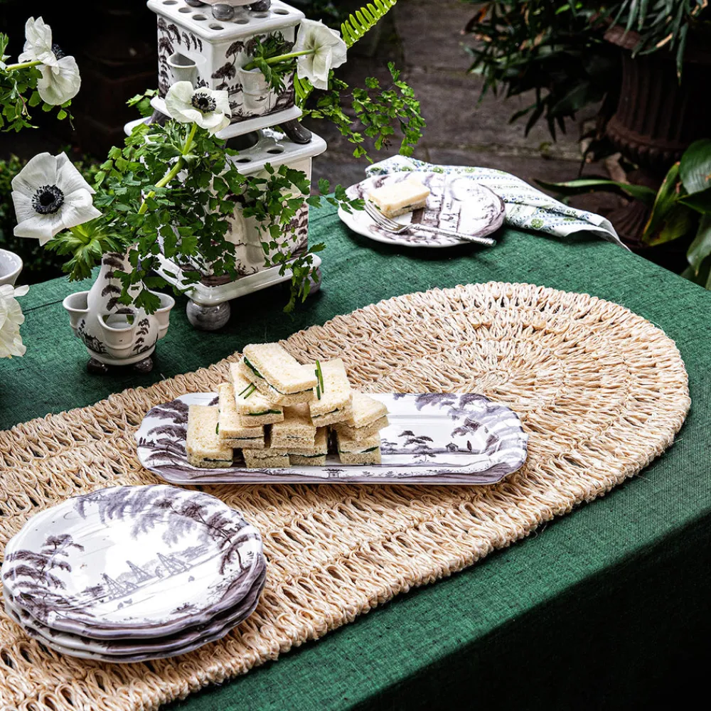 Juliska Place Settings & Linens|Straw Loop 16" x 60" Table Runner in Natural