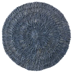 Juliska Wicker|Place Settings & Linens|Straw Loop Delft Blue Placemat