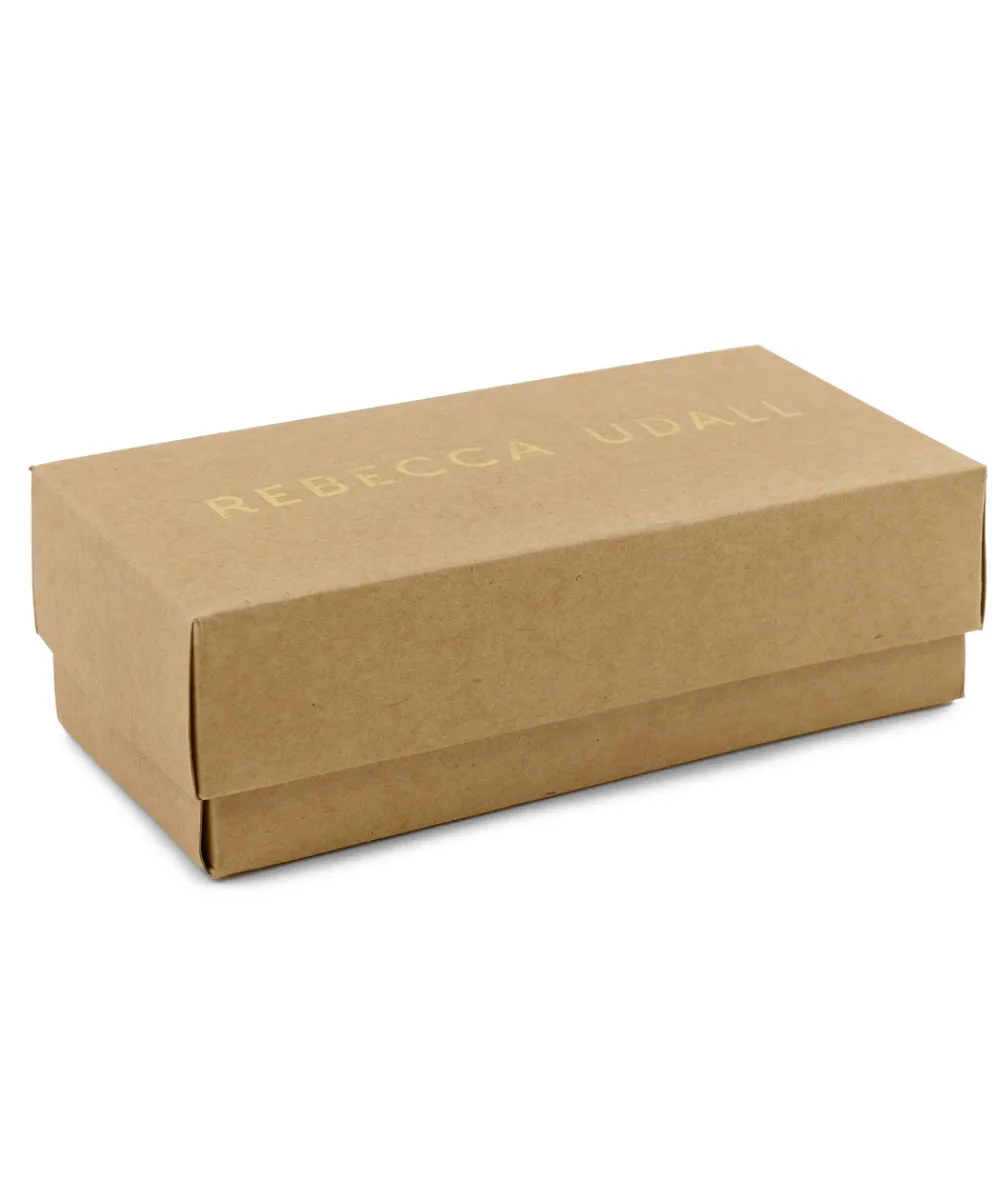 Rebecca Udall Place Settings & Linens|Striped Napkin Rings in Sage, Set of 4