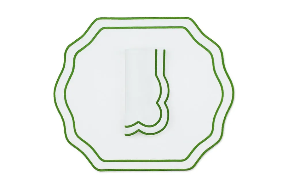 TriChi Design Place Settings & Linens|Stucco Linen Napkin and Placemat, Set of 4