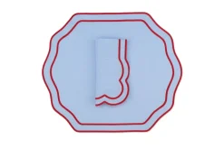 TriChi Design Place Settings & Linens|Stucco Linen Napkin and Placemat, Set of 4