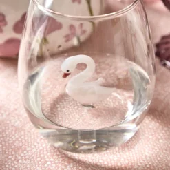 Two's Company Glassware|Swan Stemless Wine Glass