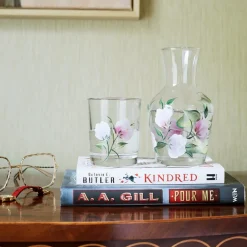 Petra Palumbo Glassware|Sweet Pea Carafe And Tumbler