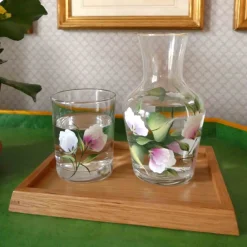 Petra Palumbo Glassware|Sweet Pea Carafe And Tumbler