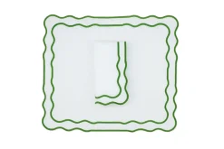 TriChi Design Place Settings & Linens|Tableau Linen Napkin and Placemat, Set of 4