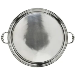 Salisbury Dinnerware|Talbot Manor Caroline Serving Tray with Handles Round