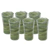 Craft Advisory Glassware|Tall Hand Blown Tumbler in Avocado Mix, Set of 6