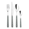 Petra Palumbo Flatware|Tartan Cutlery in Blue, Set of 4