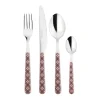 Petra Palumbo Flatware|Tartan Cutlery in Pink, Set of 4