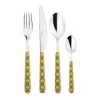 Petra Palumbo Flatware|Tartan Cutlery in Yellow, Set of 4