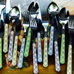 Petra Palumbo Flatware|Tartan Cutlery Mixed Set