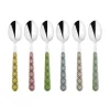 Petra Palumbo Flatware|Tartan Teaspoons Mixed, Set of 6