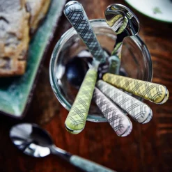 Petra Palumbo Flatware|Tartan Teaspoons Mixed, Set of 6