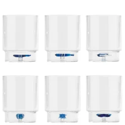 Zafferano Glassware|Teca Mare Tumbler, Set of 6