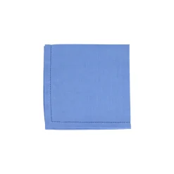 VIETRI Place Settings & Linens|Tessuti Cornflower Blue Napkins, Set of 4
