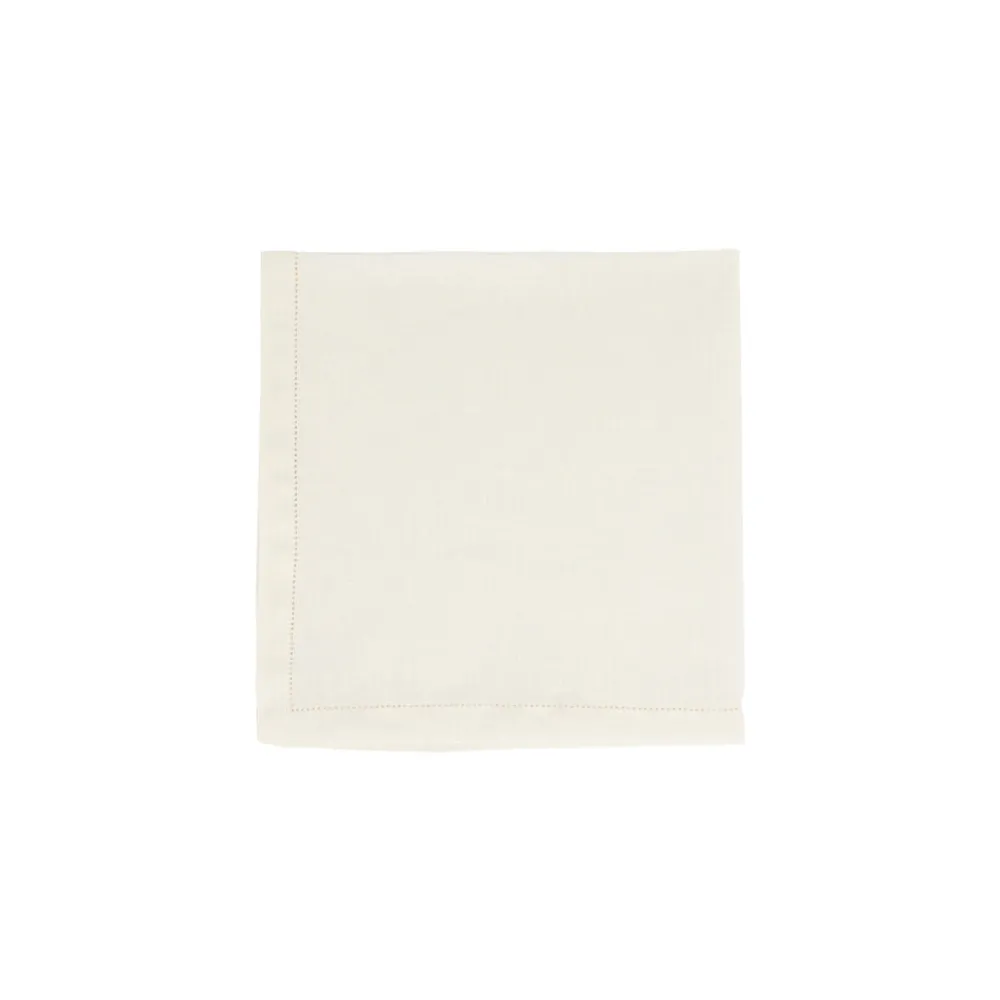VIETRI Place Settings & Linens|Tessuti Ivory Napkins, Set of 4