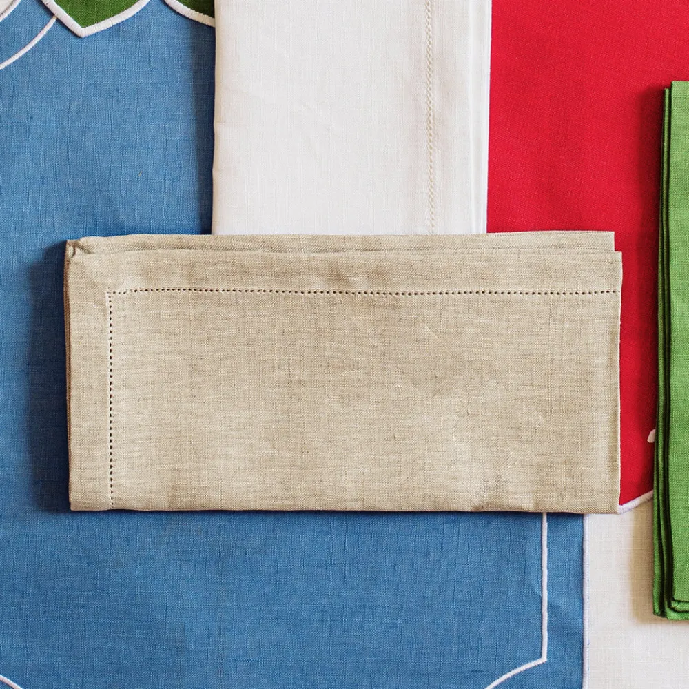 VIETRI Place Settings & Linens|Tessuti Ivory Napkins, Set of 4