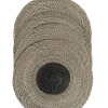 Hunting Season Place Settings & Linens|The Woven Placemat in Natural Black, Set of 4