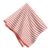 Caravan Place Settings & Linens|Ticking Stripe Napkin in Tomato, Set of 4