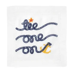 August Morgan Place Settings & Linens|Tie One On Cocktail Napkins, Set of 4