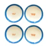Caitlin Rounds Antiques Dinnerware|Tiny “Caviar Bumps” Plates, Set of 4