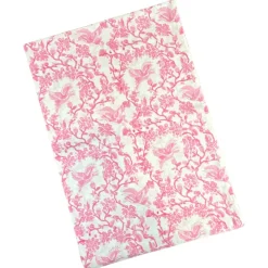 Flying Sheep Country Place Settings & Linens|Toile de Jouy Birds Pink Tablecloth