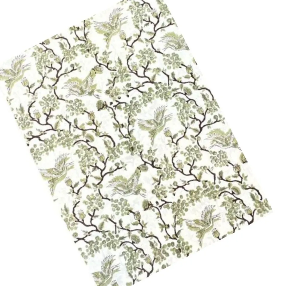 Flying Sheep Country Place Settings & Linens|Toile de Jouy Birds Tablecloth in Sage