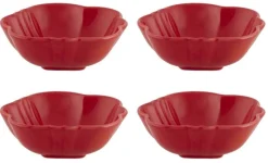 Bordallo Pinheiro Dinnerware|Tomato Bowl 12.5 oz, Set of 4