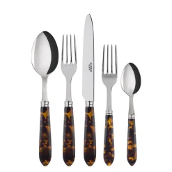 Sabre Flatware|Tortoise Place Setting, Set of 5