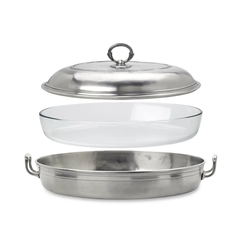 Match Silver|Dinnerware|Toscana Pyrex Casserole Dish with Lid