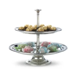 Match Silver|Dinnerware|Toscana Two-Tier Centerpiece
