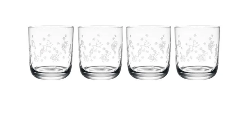 Villeroy & Boch Glassware|Toys Delight Stems Shot Glass Set in Clear, Set of 4