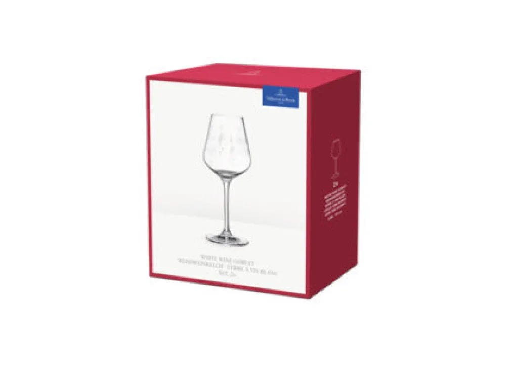Villeroy & Boch Glassware|Toys Delight Stems White Wine Goblet Set in Clear, Set of 2