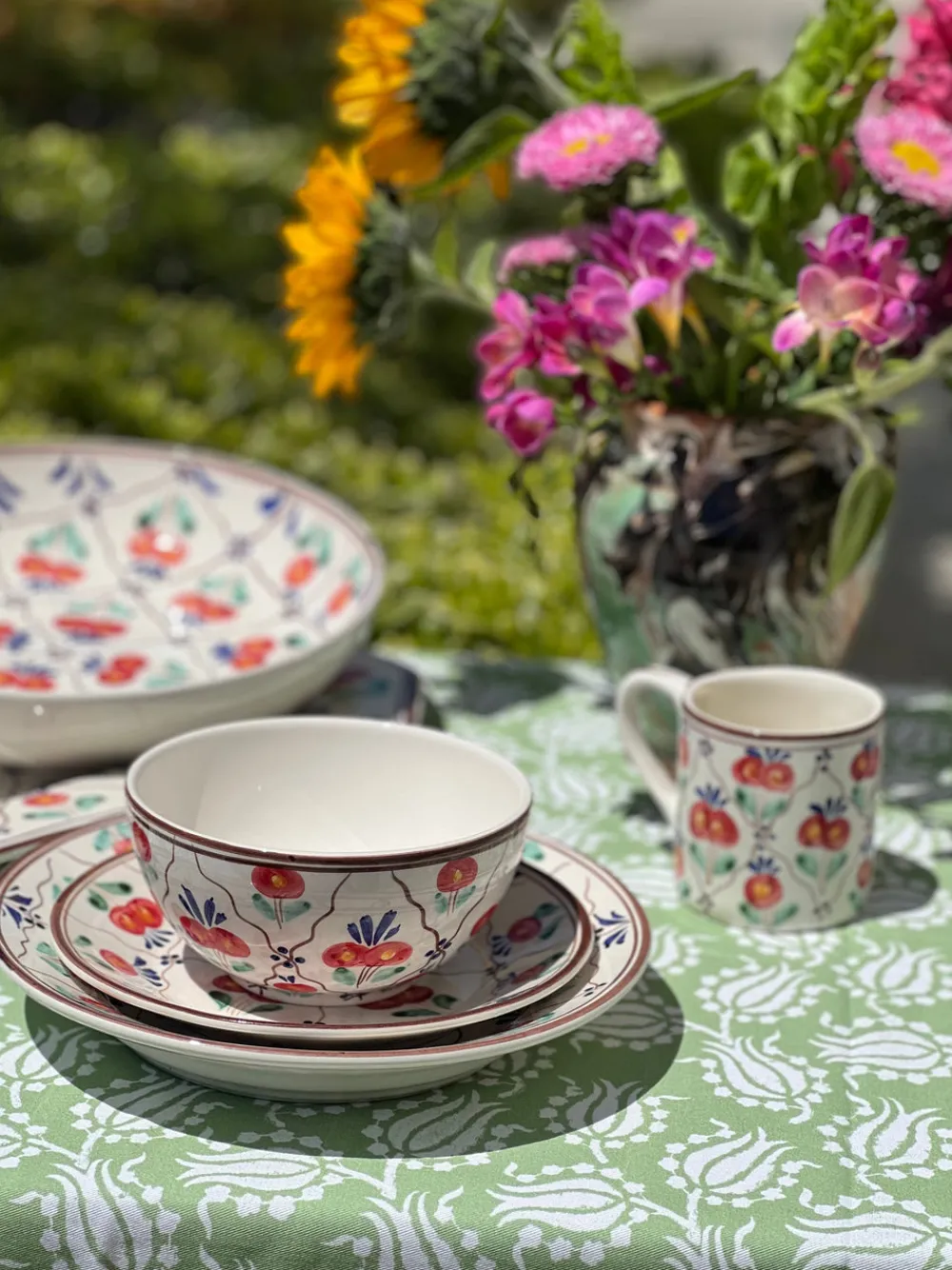 Carolina Irving and Daughters Dinnerware|Trellis Cereal Bowl