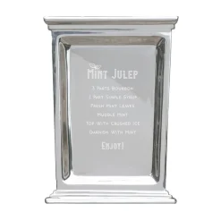 Salisbury Bar|Silver|Triple Crown Tray with Mint Julep Recipe