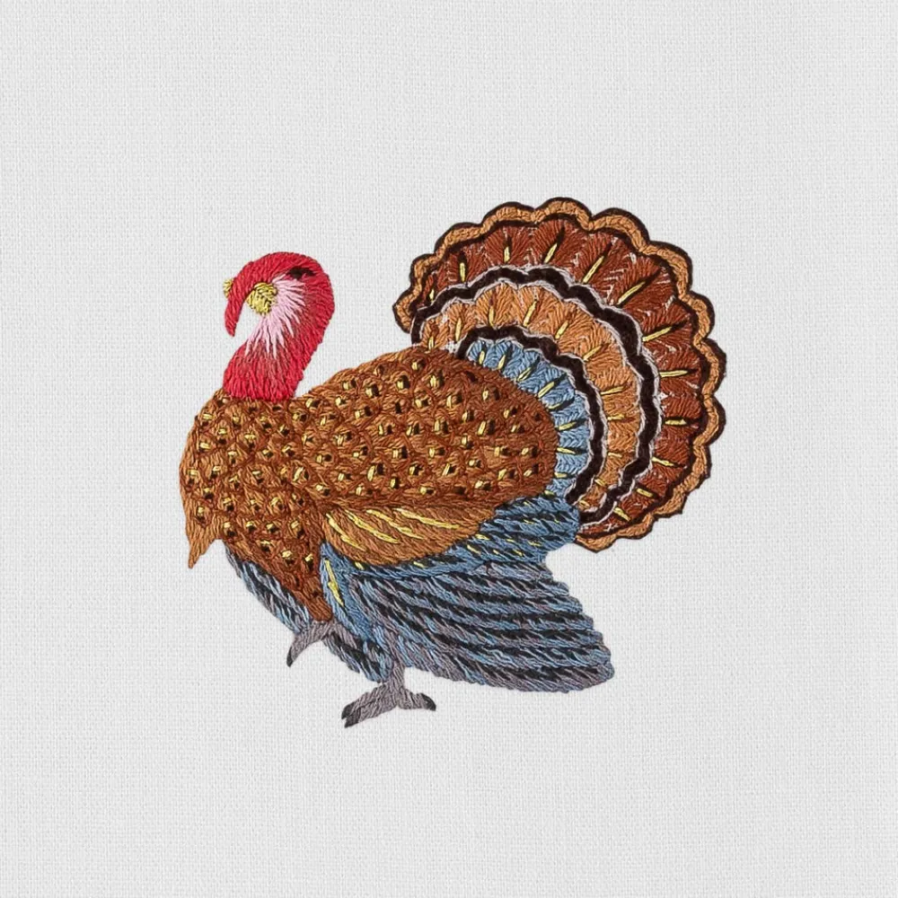 Henry Handwork Place Settings & Linens|Turkey Gold Napkin