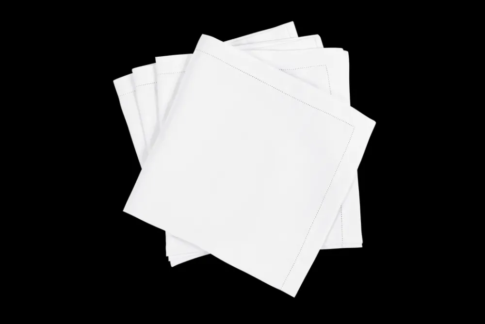 Matouk Place Settings & Linens|Valentina Hemstitch Napkins, Set of 4