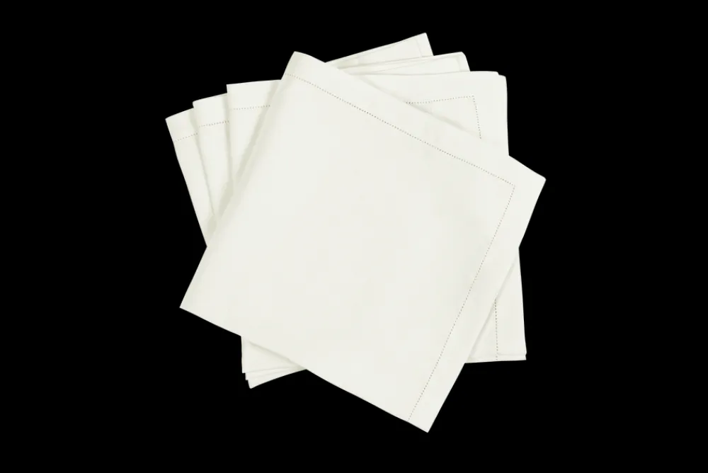Matouk Place Settings & Linens|Valentina Hemstitch Napkins, Set of 4
