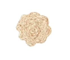 Maison Maison Design Wicker|Place Settings & Linens|Vera Bleached Flower Coasters