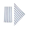 Cabana Place Settings & Linens|Vera Stripe Napkins in Light Blue, Set of 2