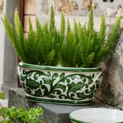 VIETRI Outdoor|Dinnerware|Verde Garden Oval Planter