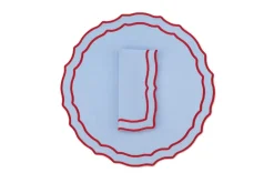 TriChi Design Place Settings & Linens|Vidro Linen Napkin and Placemat, Set of 4