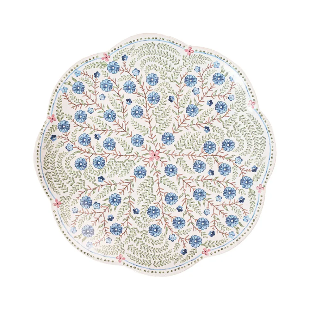 Juliska Dinnerware|Villa Seville Scalloped Dessert/Salad Plate in Chambray