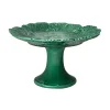 Cabana Dinnerware|Vine Leaf Cake Stand in Green